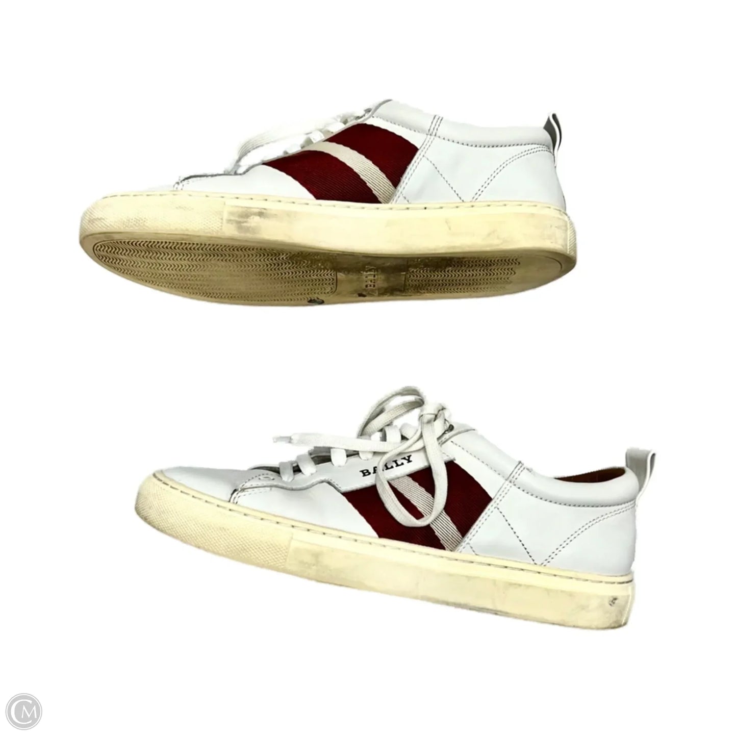 Shoes Sneakers By Bally In Red & White, Size: 7.5
