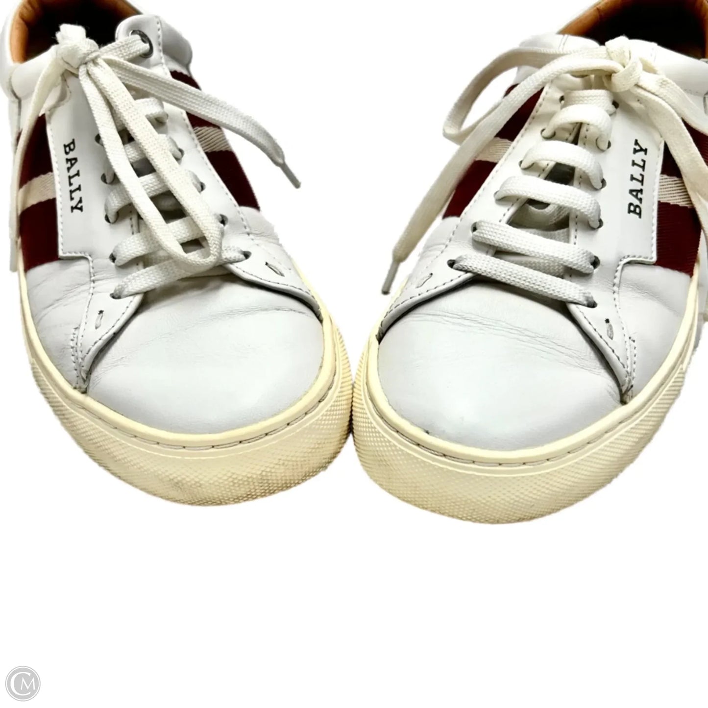 Shoes Sneakers By Bally In Red & White, Size: 7.5