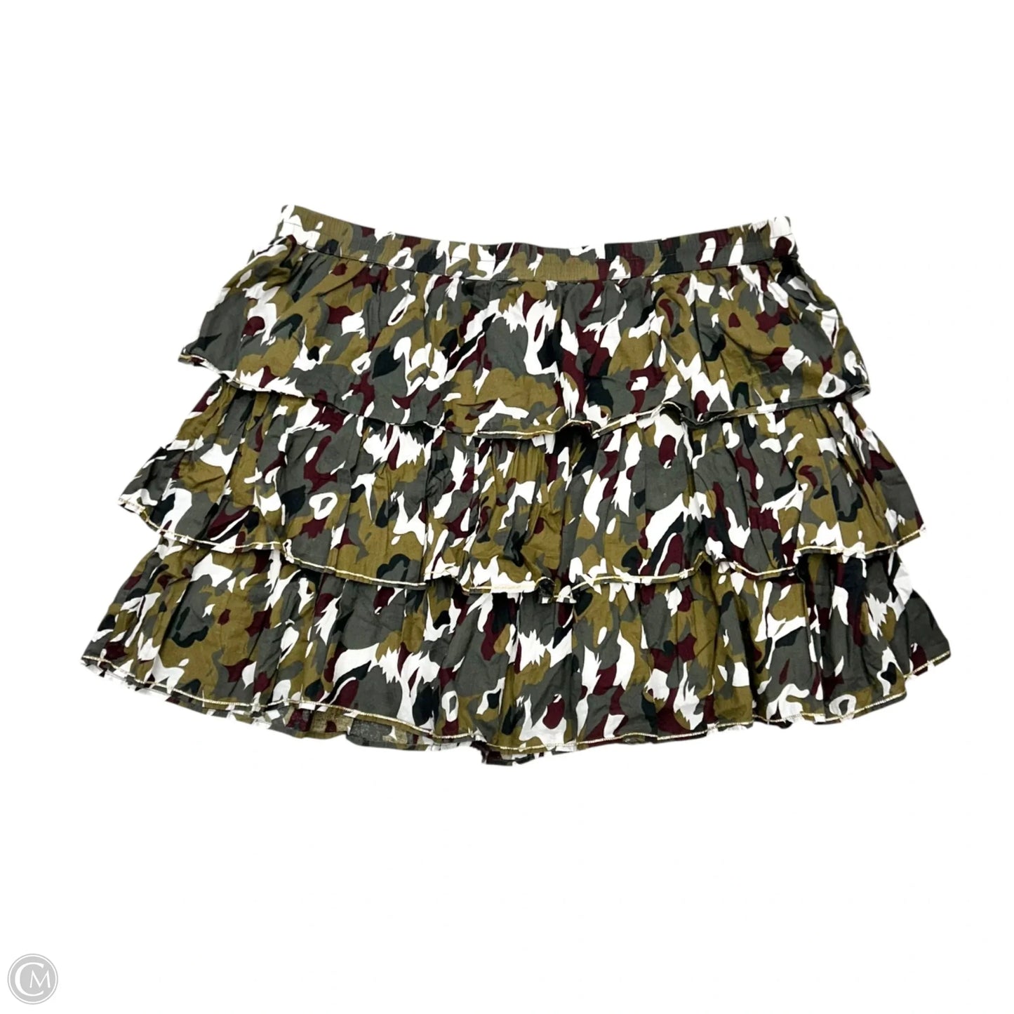 Skirt Mini & Short By Lane Bryant In Green & Grey, Size: 22