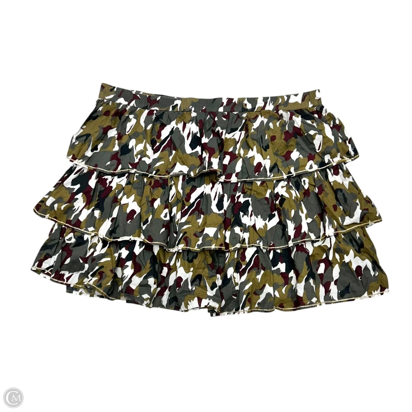 Skirt Mini & Short By Lane Bryant In Green & Grey, Size: 22
