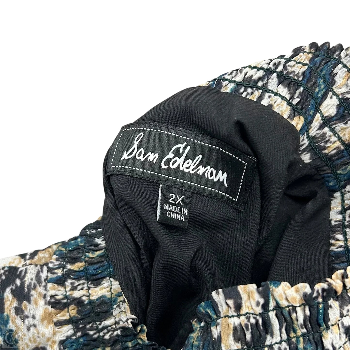 Dress Party Midi By Sam Edelman In Black & Green, Size: 2x