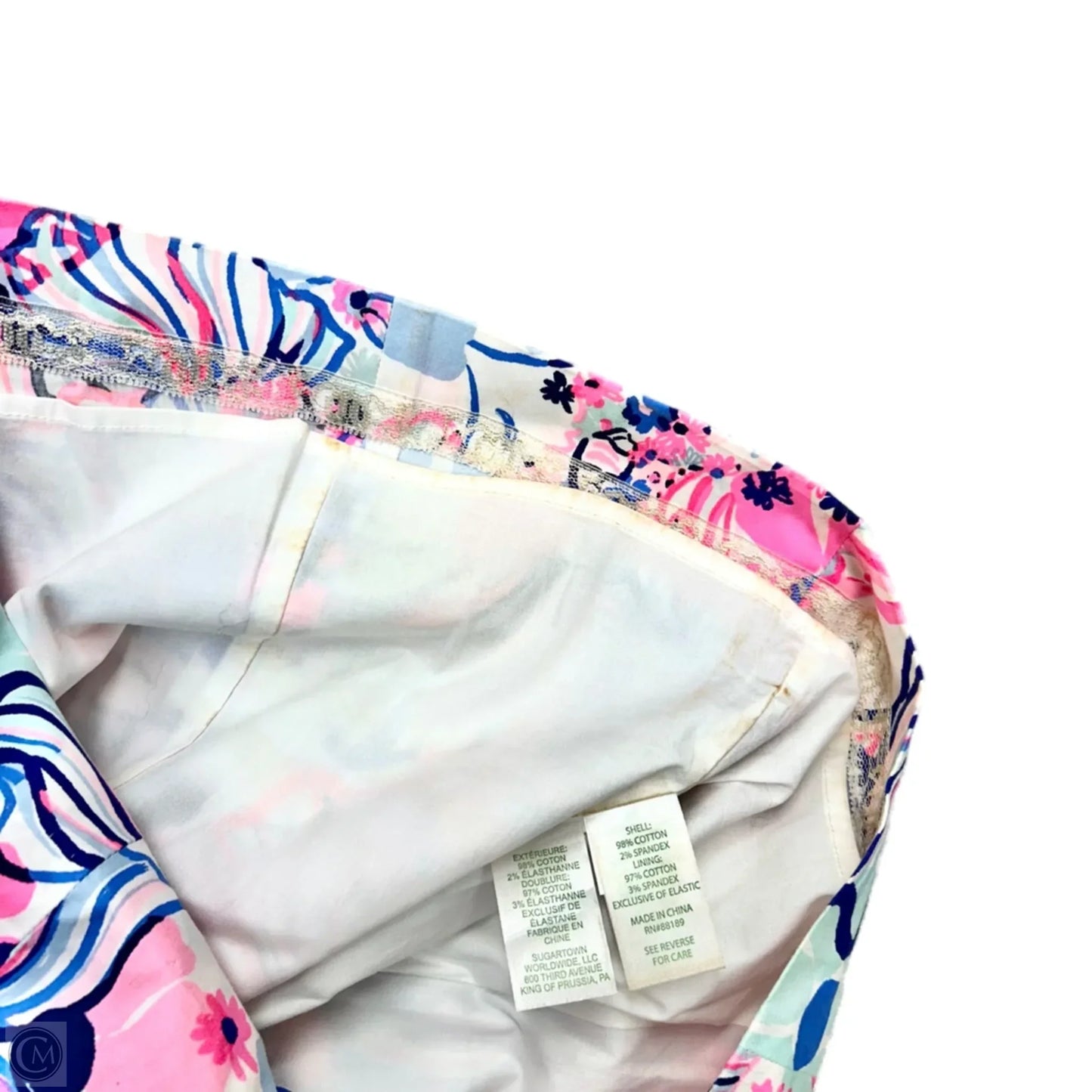 Dress Designer By Lilly Pulitzer In Blue & Pink, Size: Xs