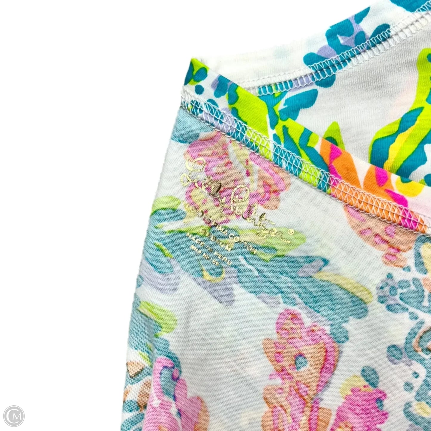 Dress Designer By Lilly Pulitzer In Blue & Pink, Size: M