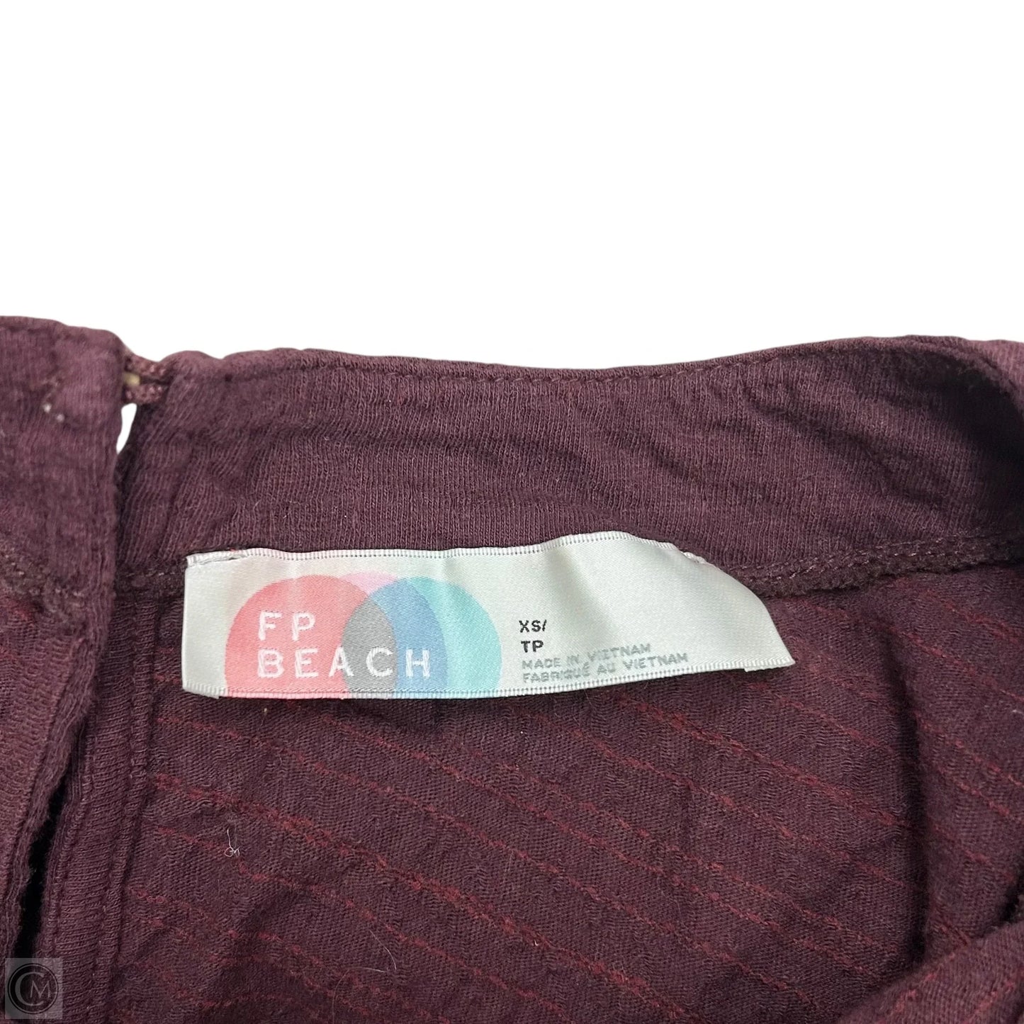 Dress Casual Short By Free People In Maroon, Size: Xs