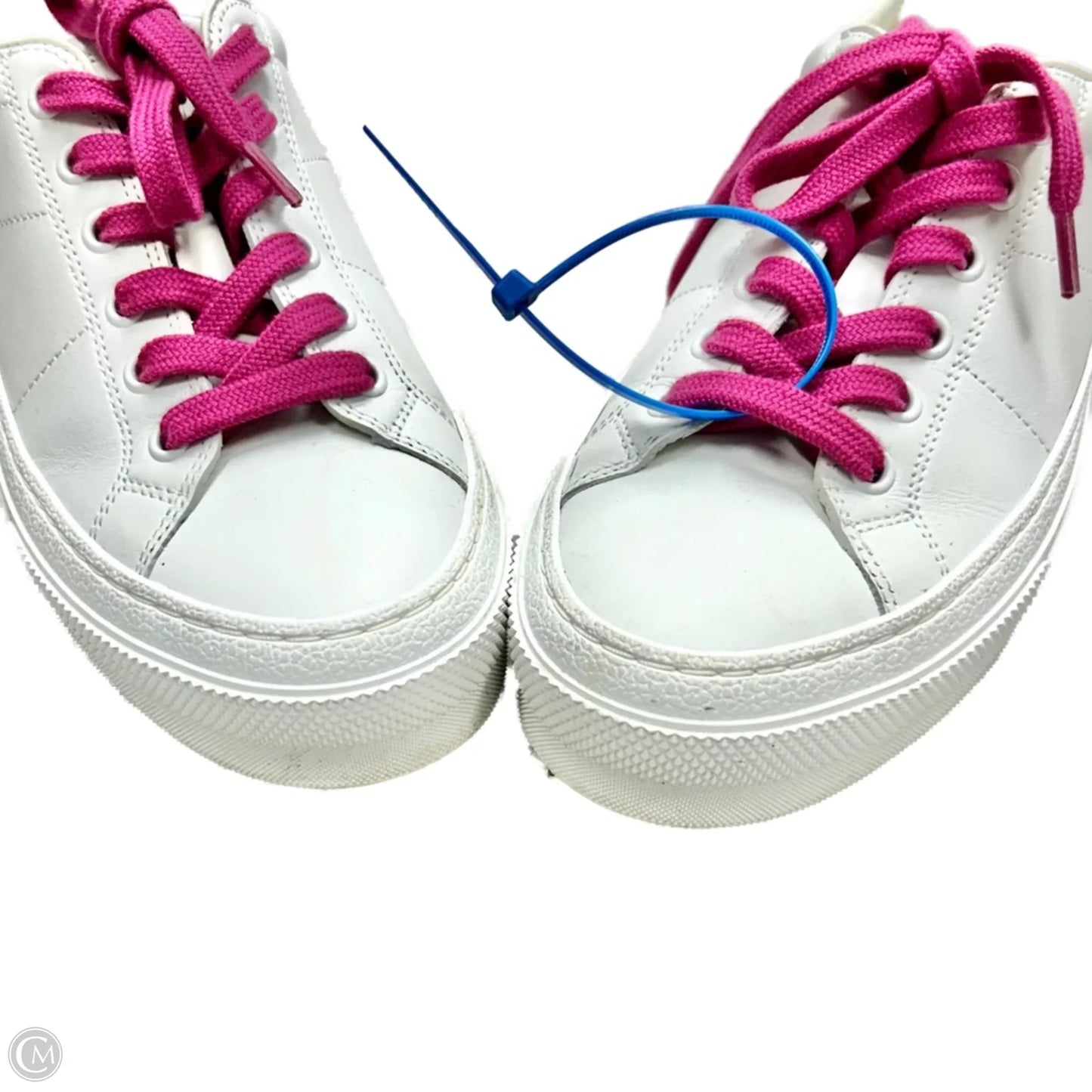 Shoes Luxury Designer By Givenchy In Pink & White, Size: 7