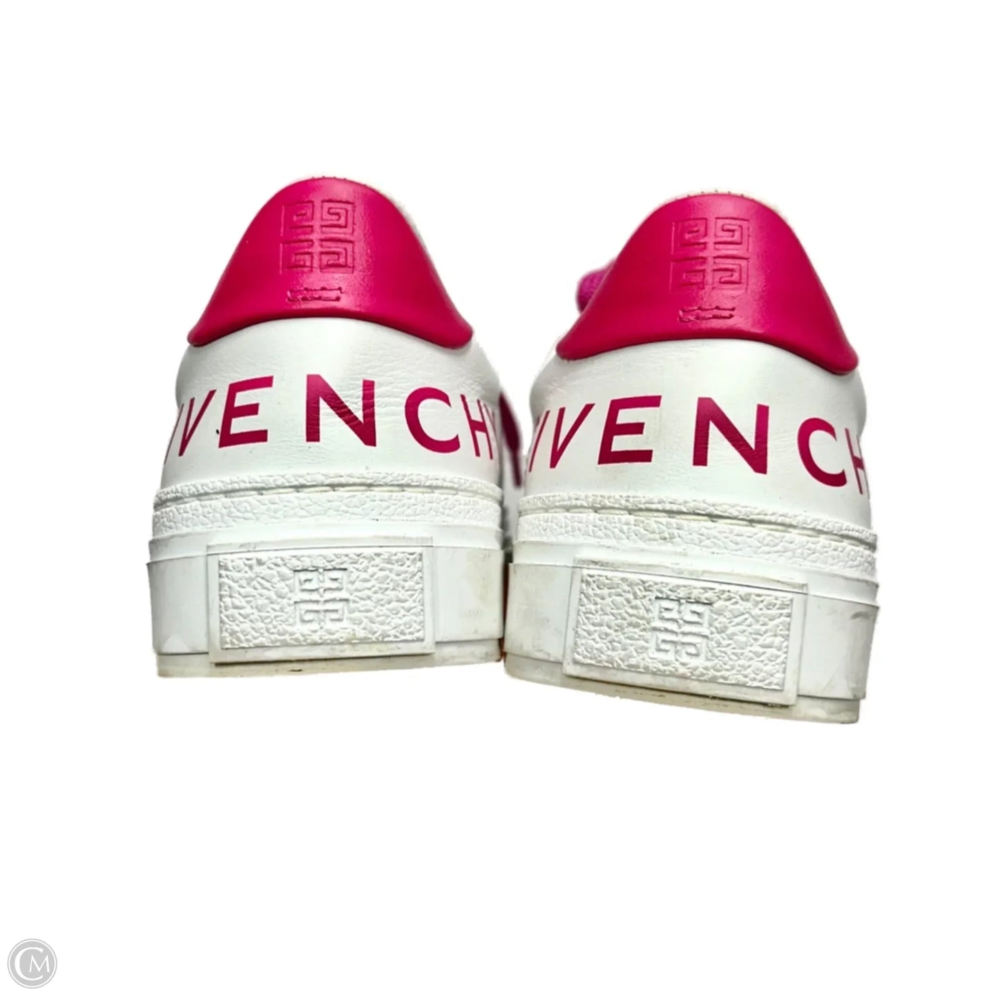 Shoes Luxury Designer By Givenchy In Pink & White, Size: 7