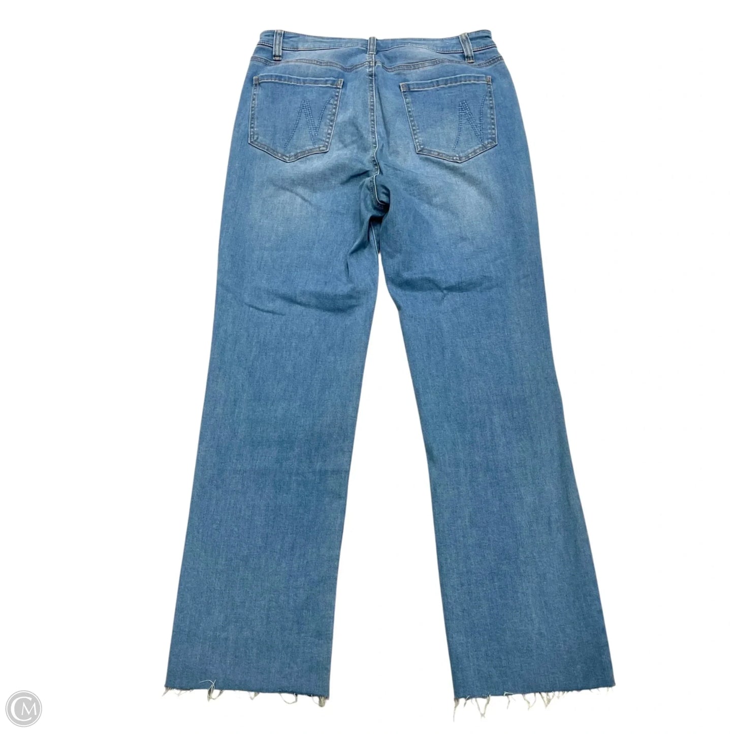 Jeans Straight By Nz Denim In Blue Denim, Size: 10