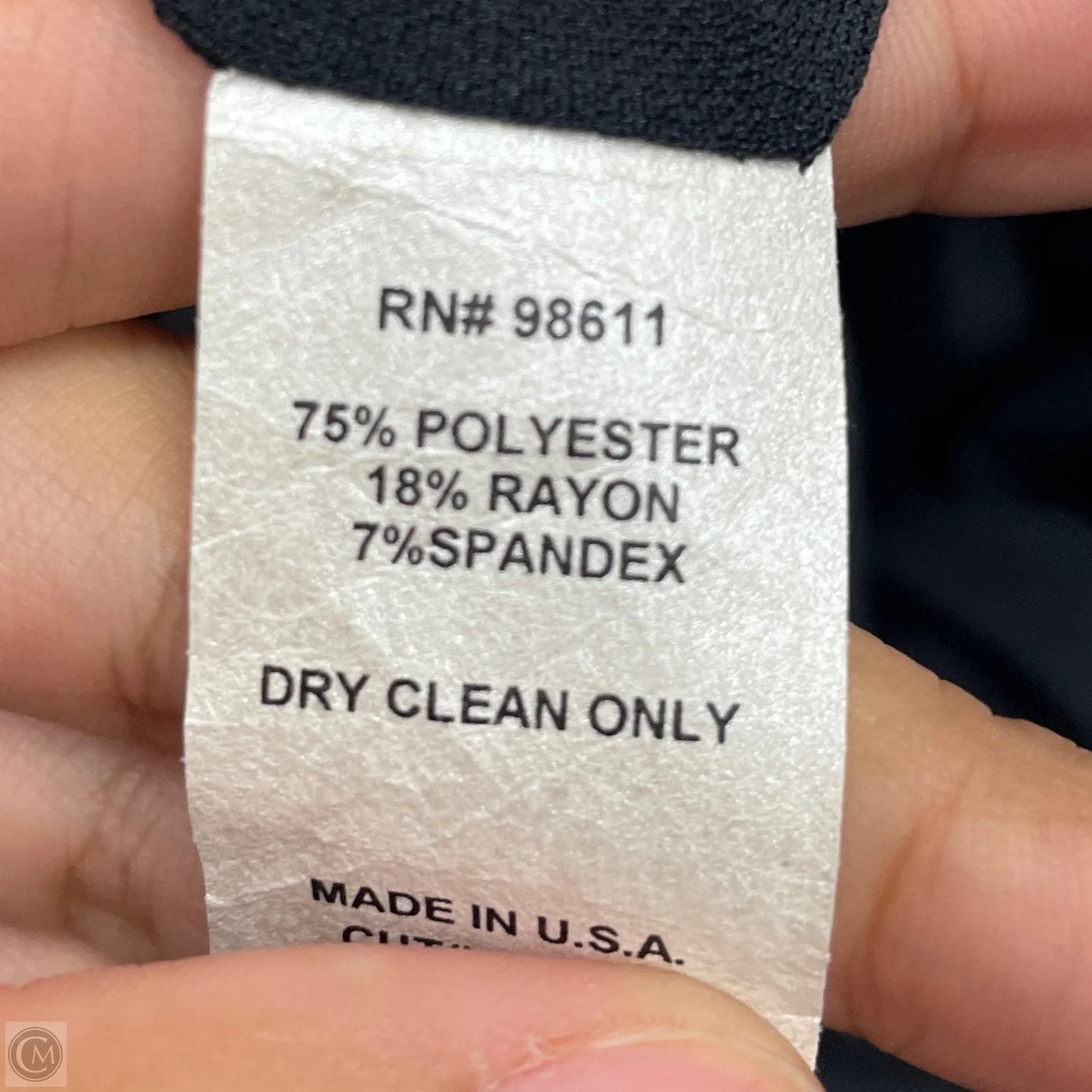 Dress Work By Eight Sixty In Black & White, Size: L