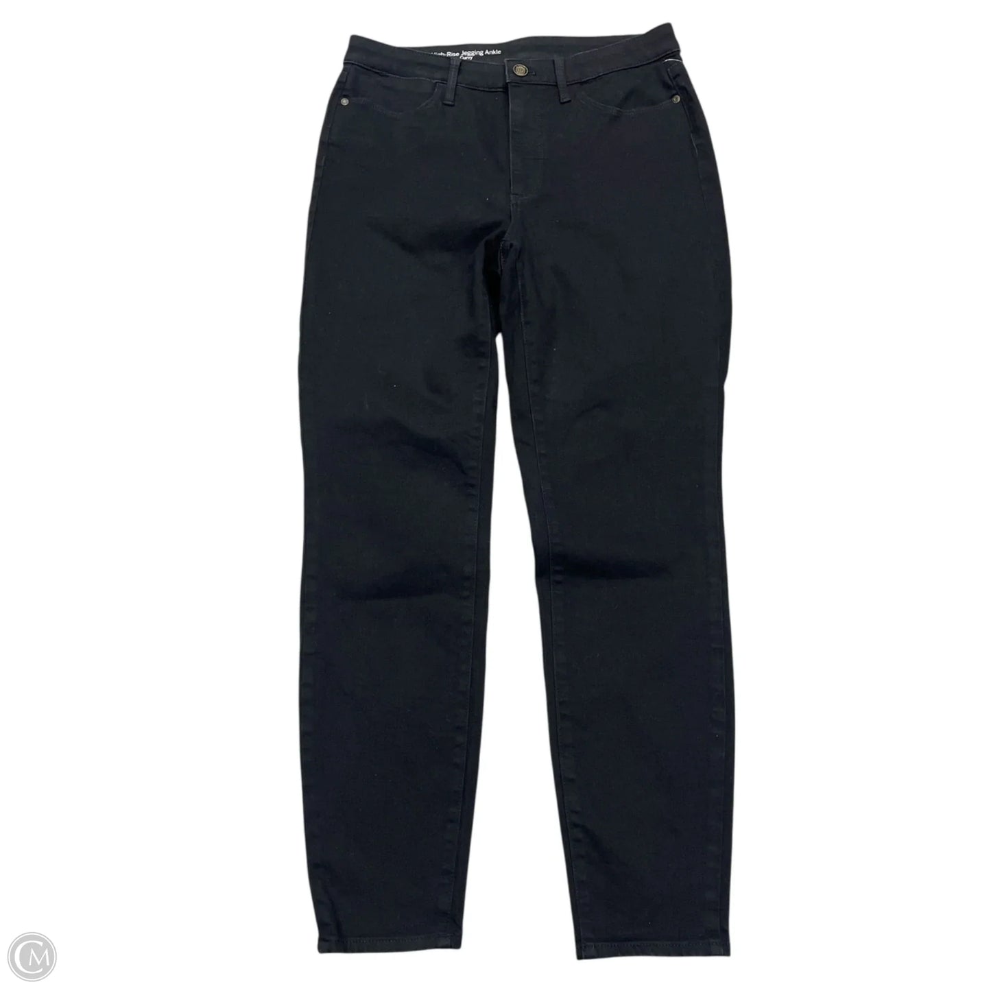 Jeans Jeggings By Talbots In Black Denim, Size: 8