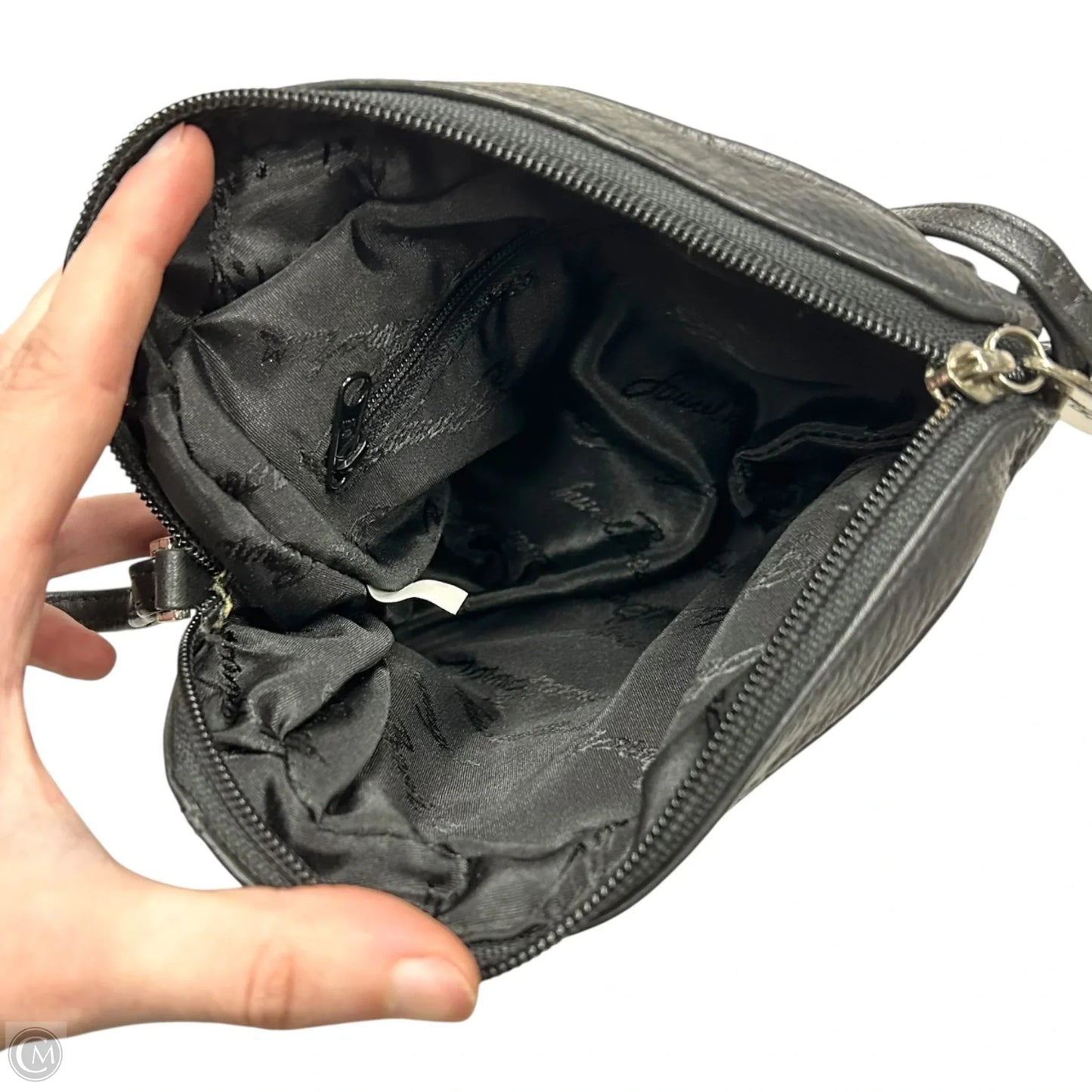 Crossbody Leather By Final Touch, Size: Small