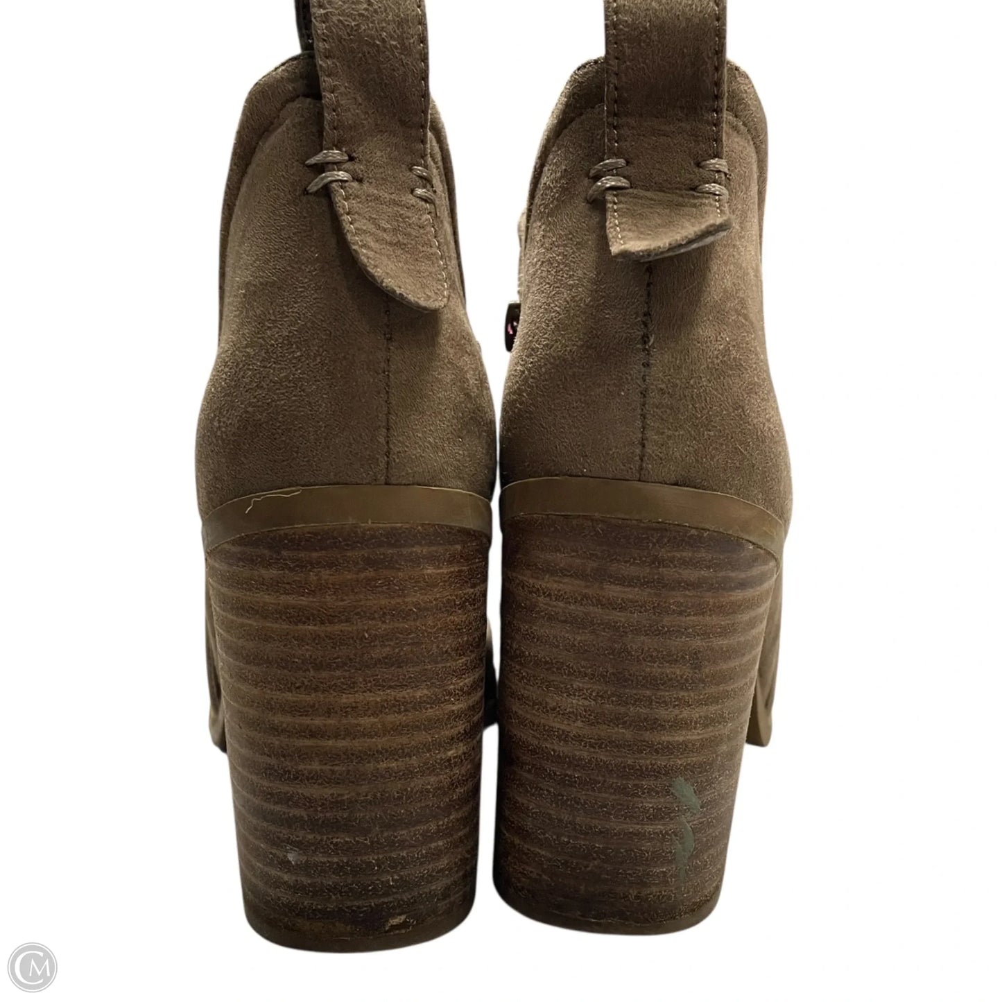 Boots Ankle Heels By Madden Girl In Bronze, Size: 8