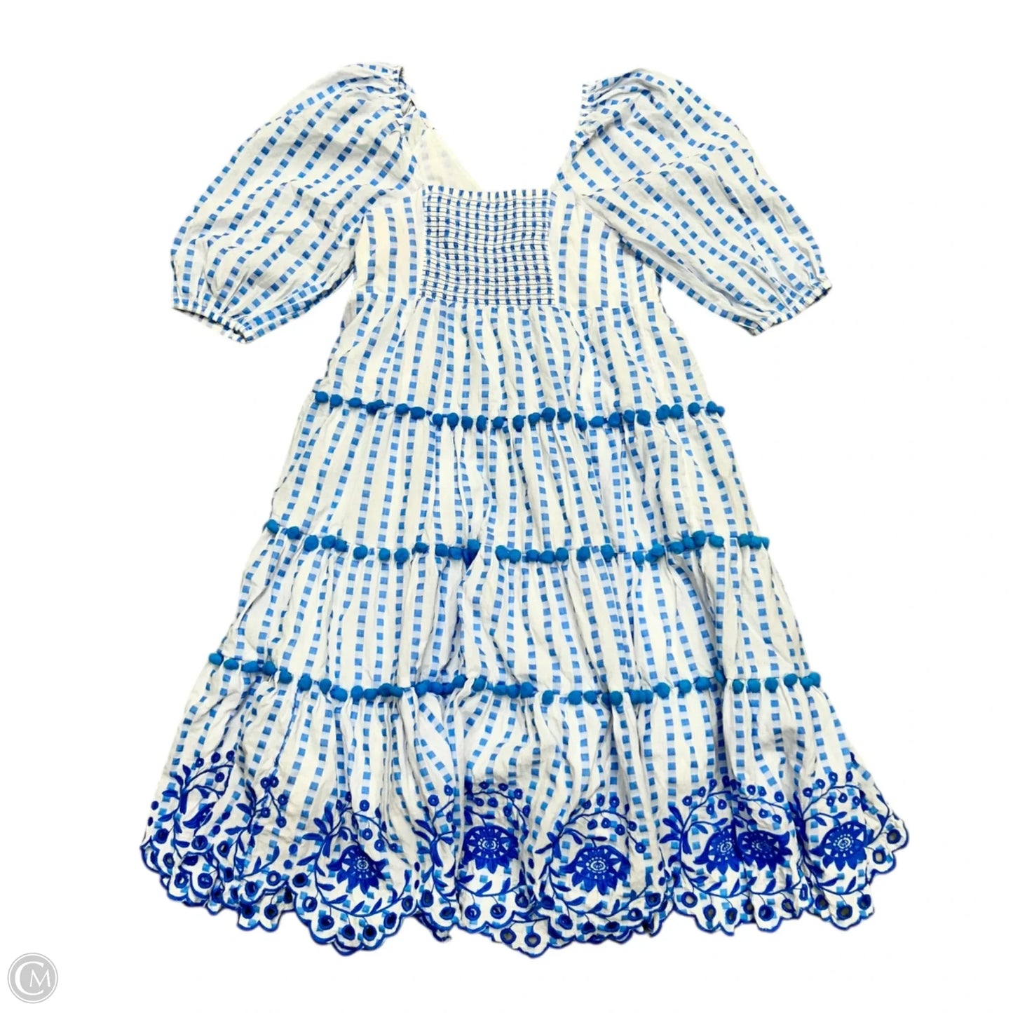 Dress Designer By Lilly Pulitzer In Blue & White, Size: Xs