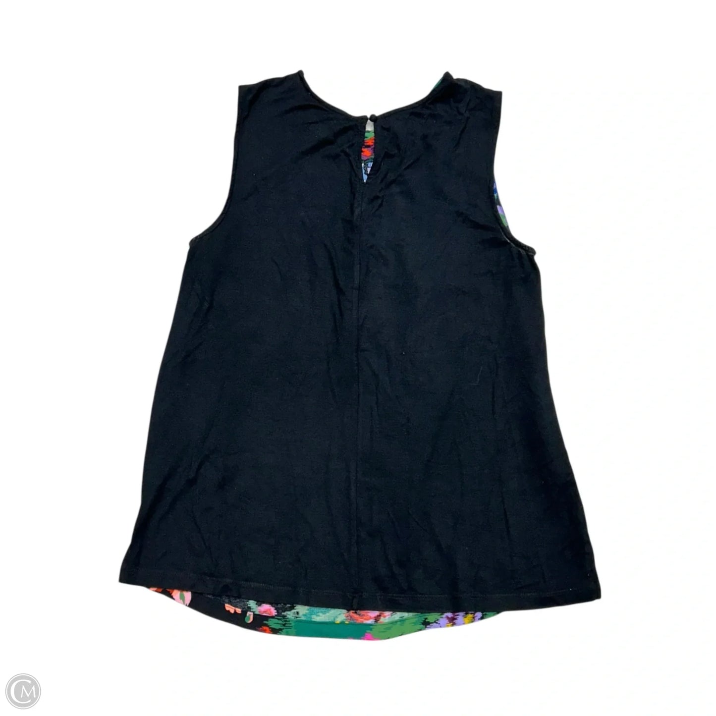 Blouse Sleeveless By Anthropologie In Blue & Green, Size: S