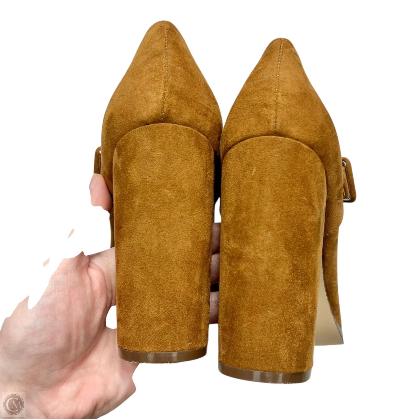 Shoes Heels Block By Mix No 6 In Brown, Size: 8