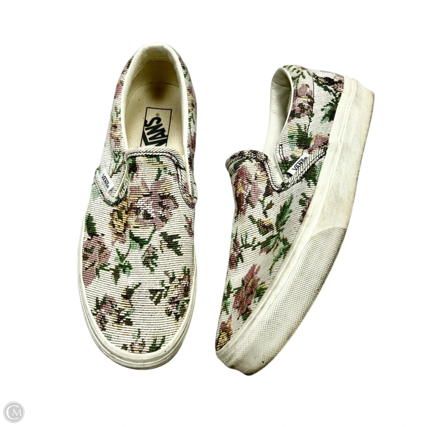 Shoes Sneakers By Vans In Cream, Size: 10