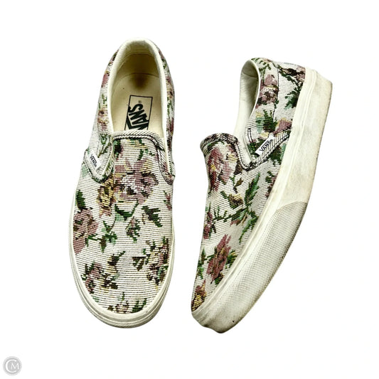 Shoes Sneakers By Vans In Cream, Size: 10