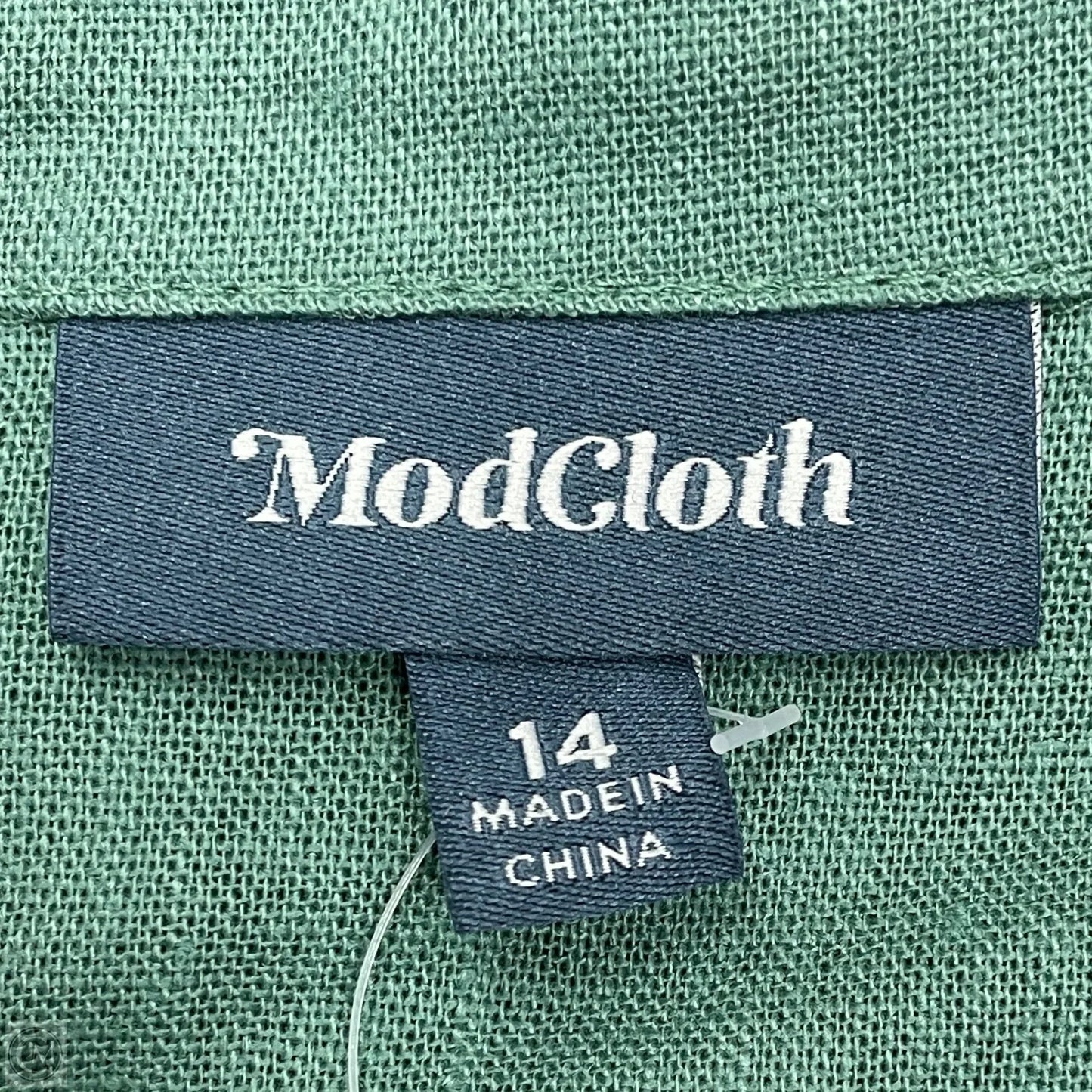 Dress Casual Midi By Modcloth In Green, Size: L