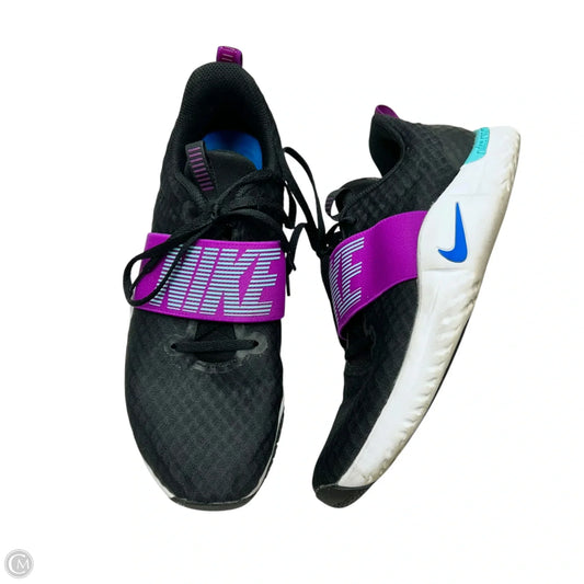 Shoes Athletic By Nike In Black & Purple, Size: 10