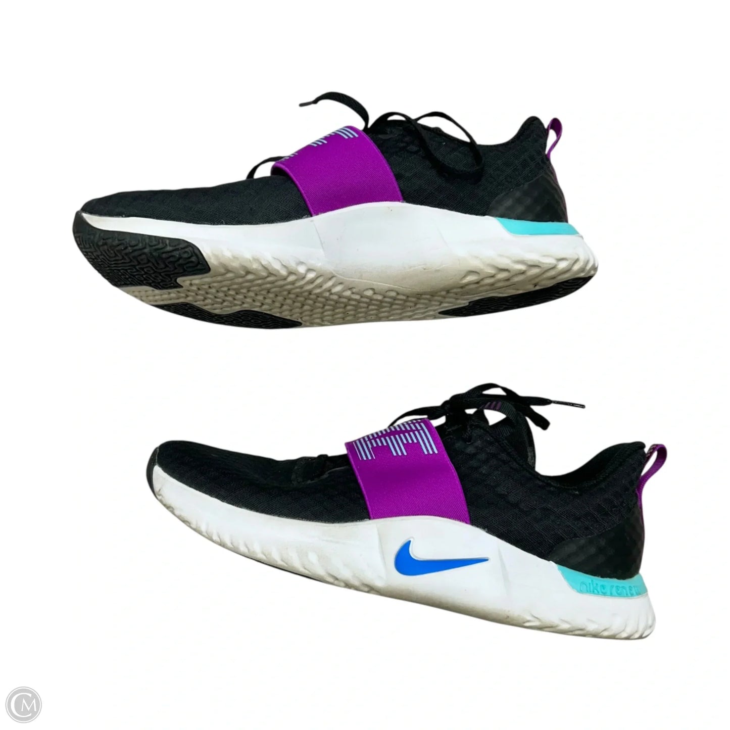 Shoes Athletic By Nike In Black & Purple, Size: 10