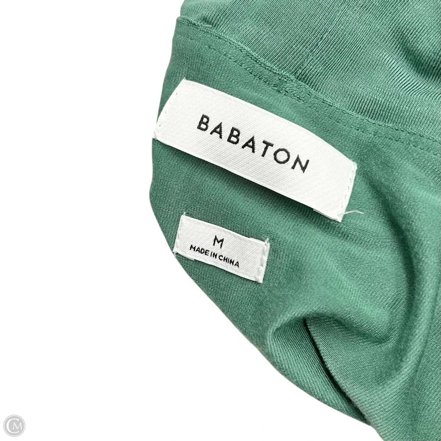 Top Long Sleeve By Babaton In Green, Size: M