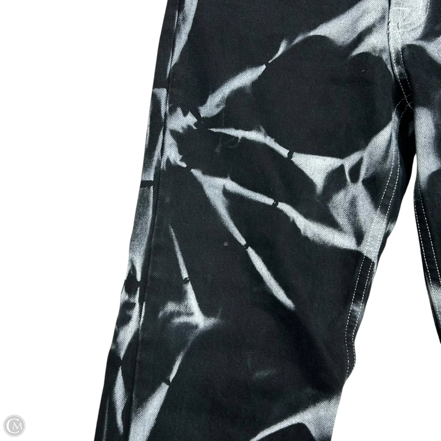 Jeans Straight By Carmar In Black Denim, Size: 2