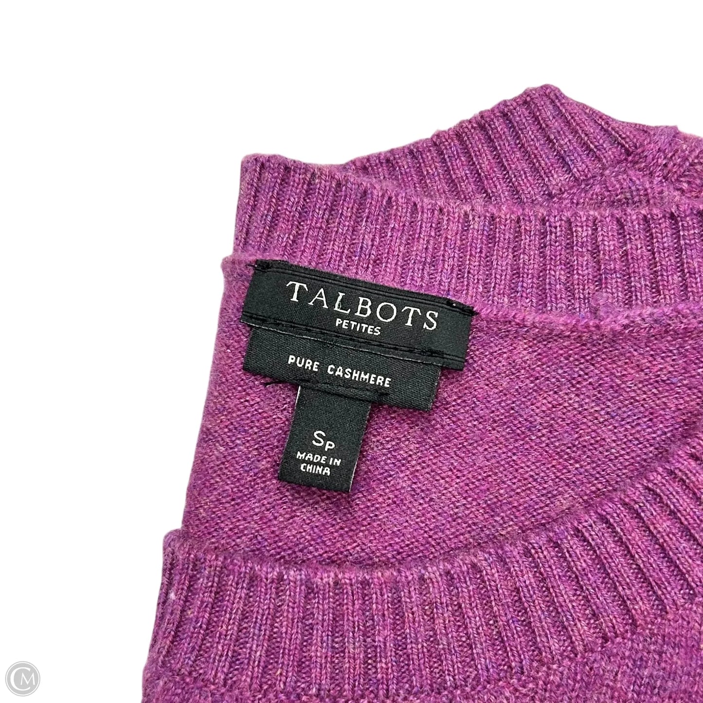 Sweater Cashmere By Talbots In Purple, Size: Sp