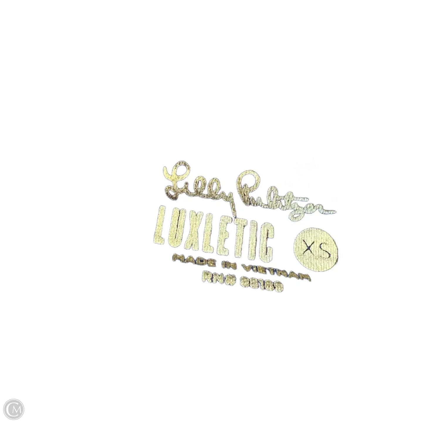 Skort Designer By Lilly Pulitzer In Blue & White, Size: Xs