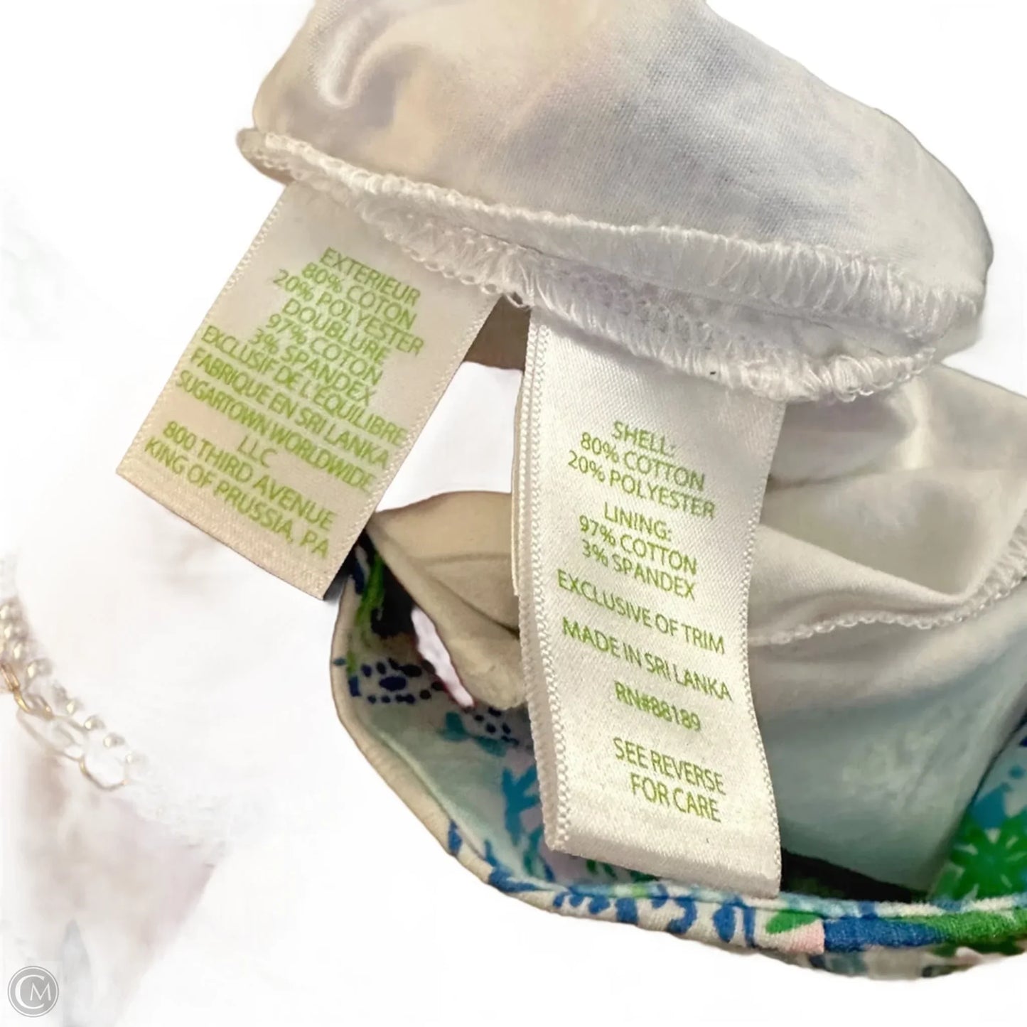 Skort Designer By Lilly Pulitzer In Blue & Green, Size: 0