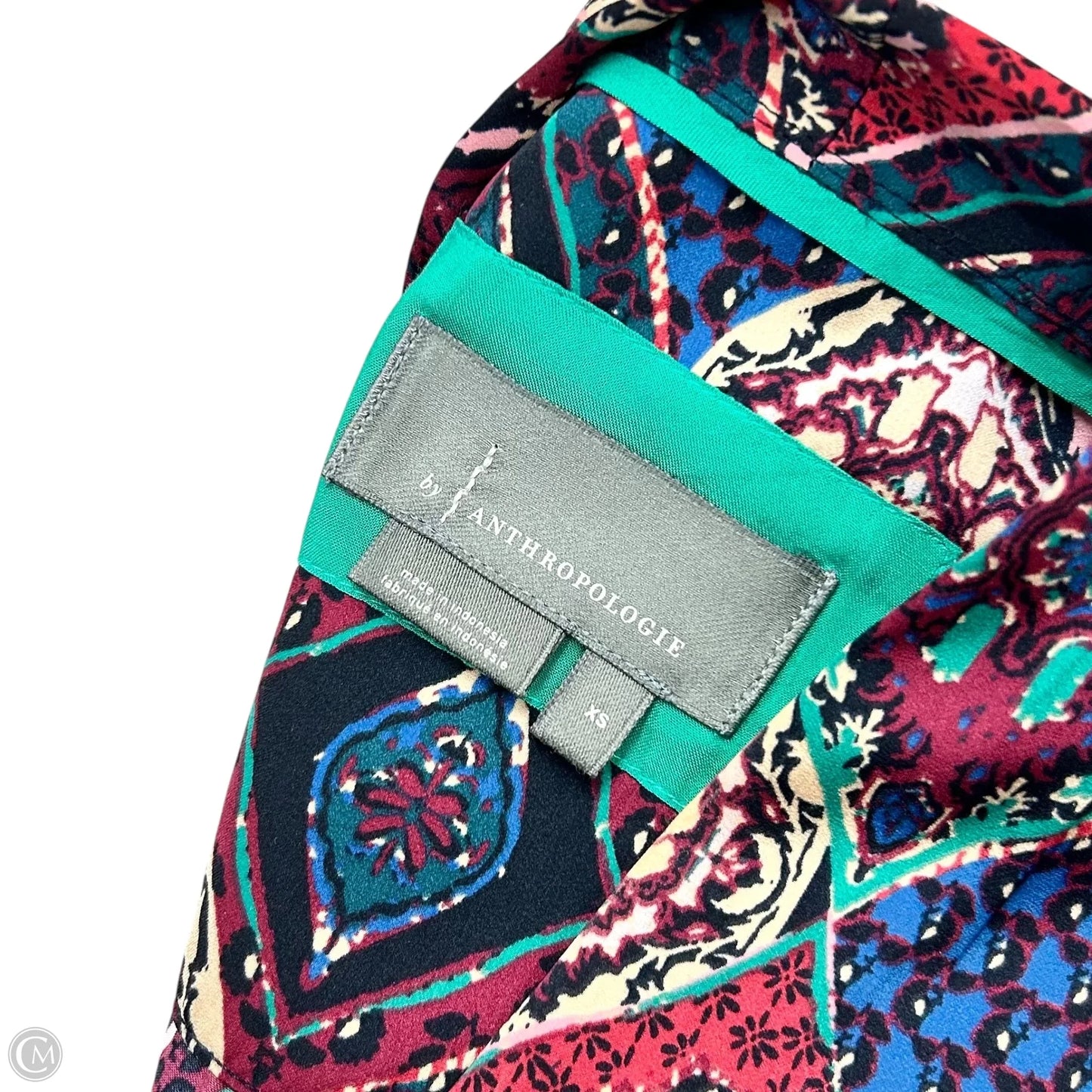 Dress Casual Midi By Anthropologie In Multi-colored, Size: Xs