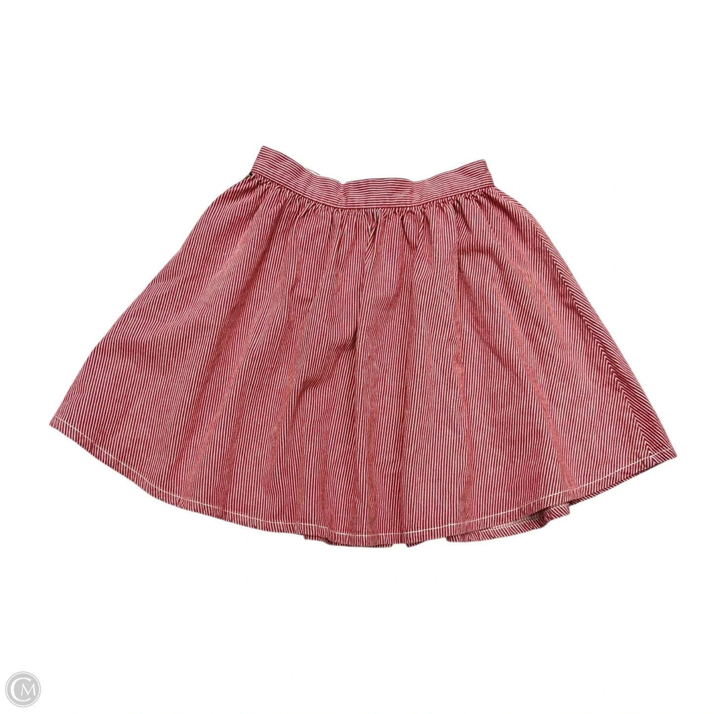 Skirt Mini & Short By Armani Jeans In Red & White, Size: 2