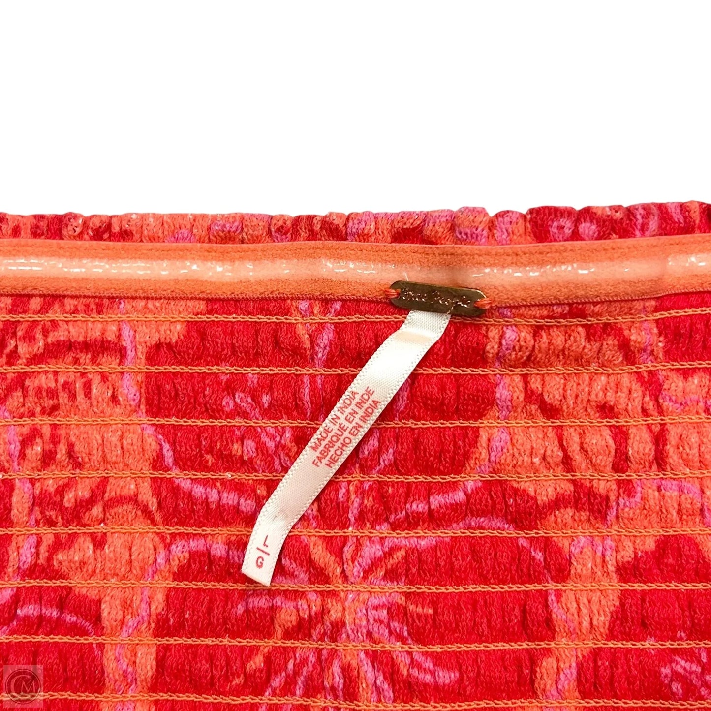 Top Sleeveless By Free People In Orange & Red, Size: L