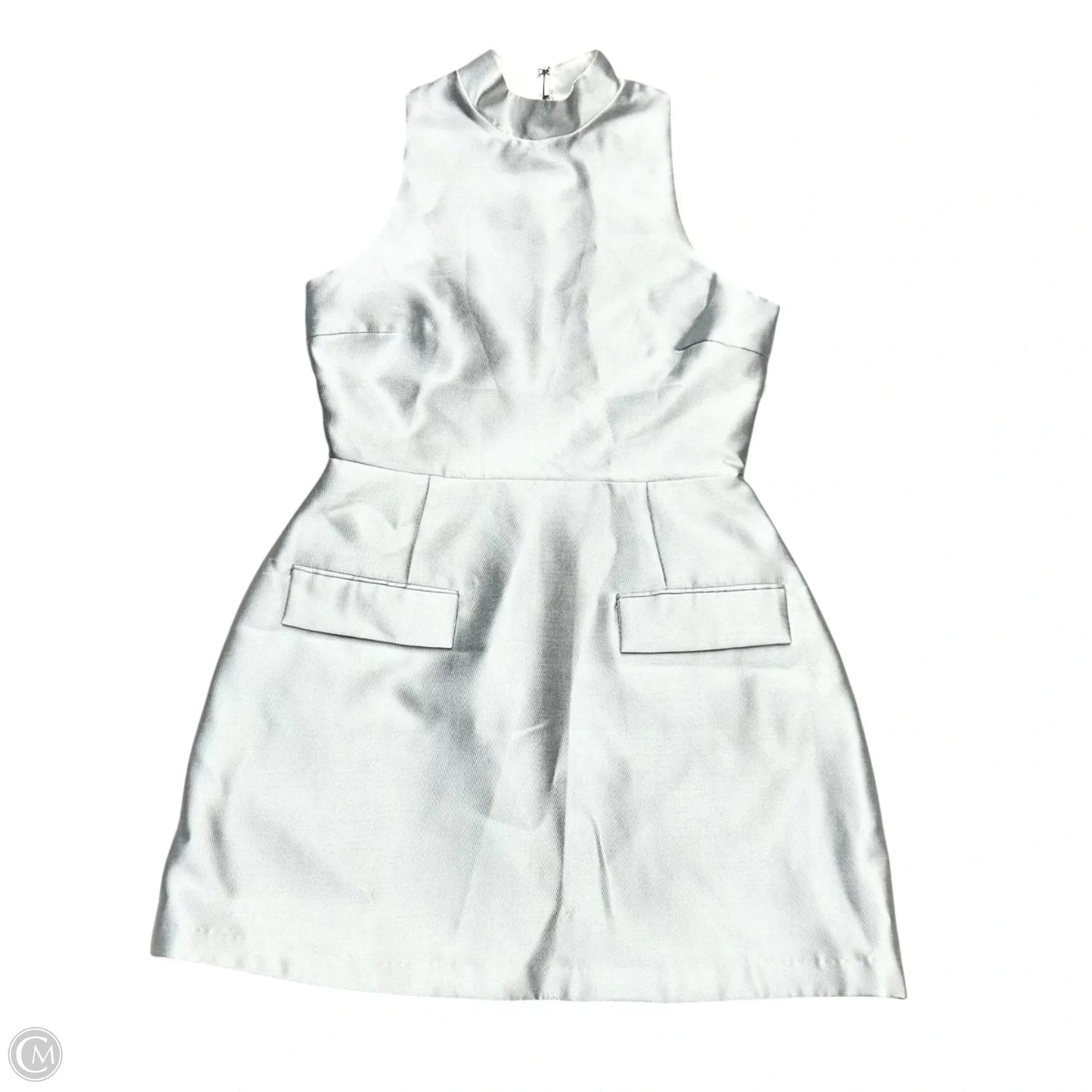 Dress Casual Short By Amanda Uprichard In Silver, Size: M