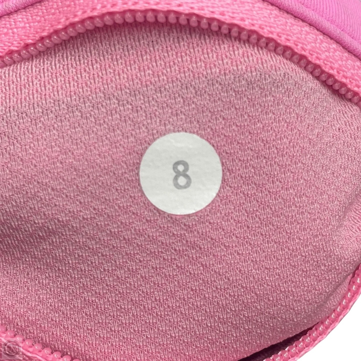 Athletic Leggings Capris By Lululemon In Black & Pink, Size: M