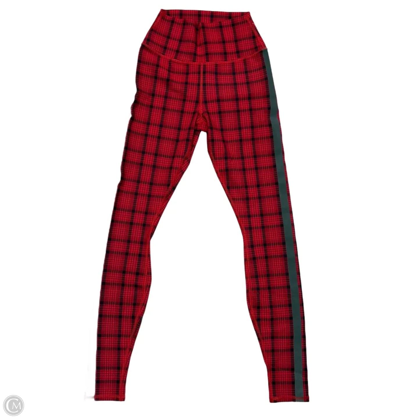 Athletic Leggings By Alo In Black & Red, Size: Xs