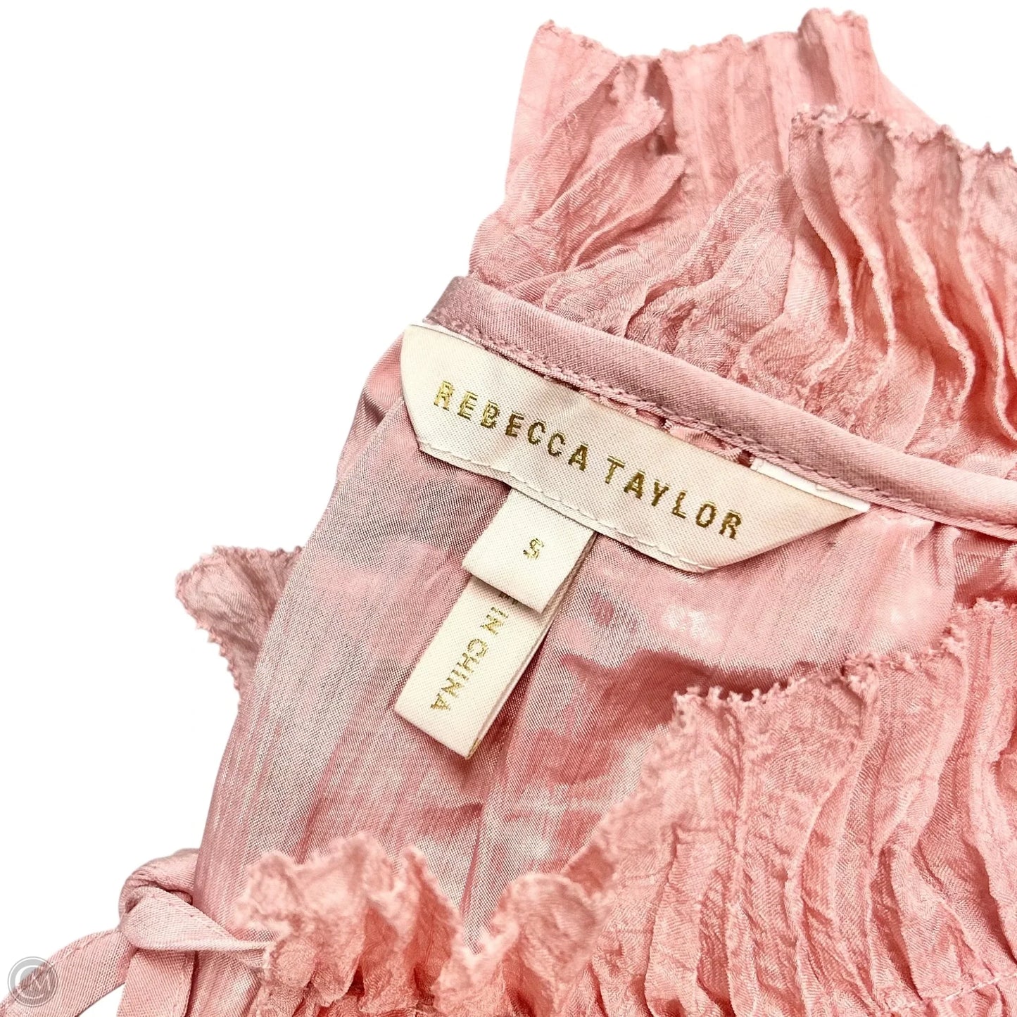 Blouse Sleeveless Designer By Rebecca Minkoff In Pink, Size: S