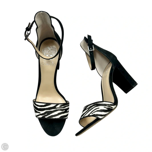Shoes Heels Block By Vince Camuto In Black & White, Size: 7