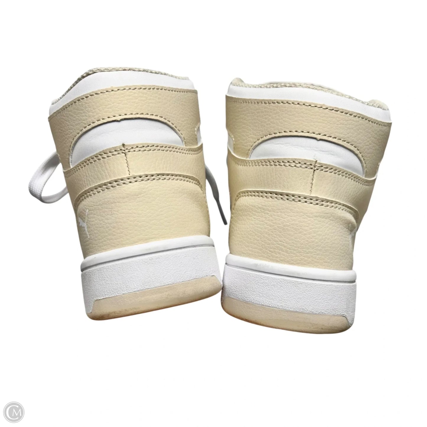 Shoes Sneakers By Puma In Tan & White, Size: 7
