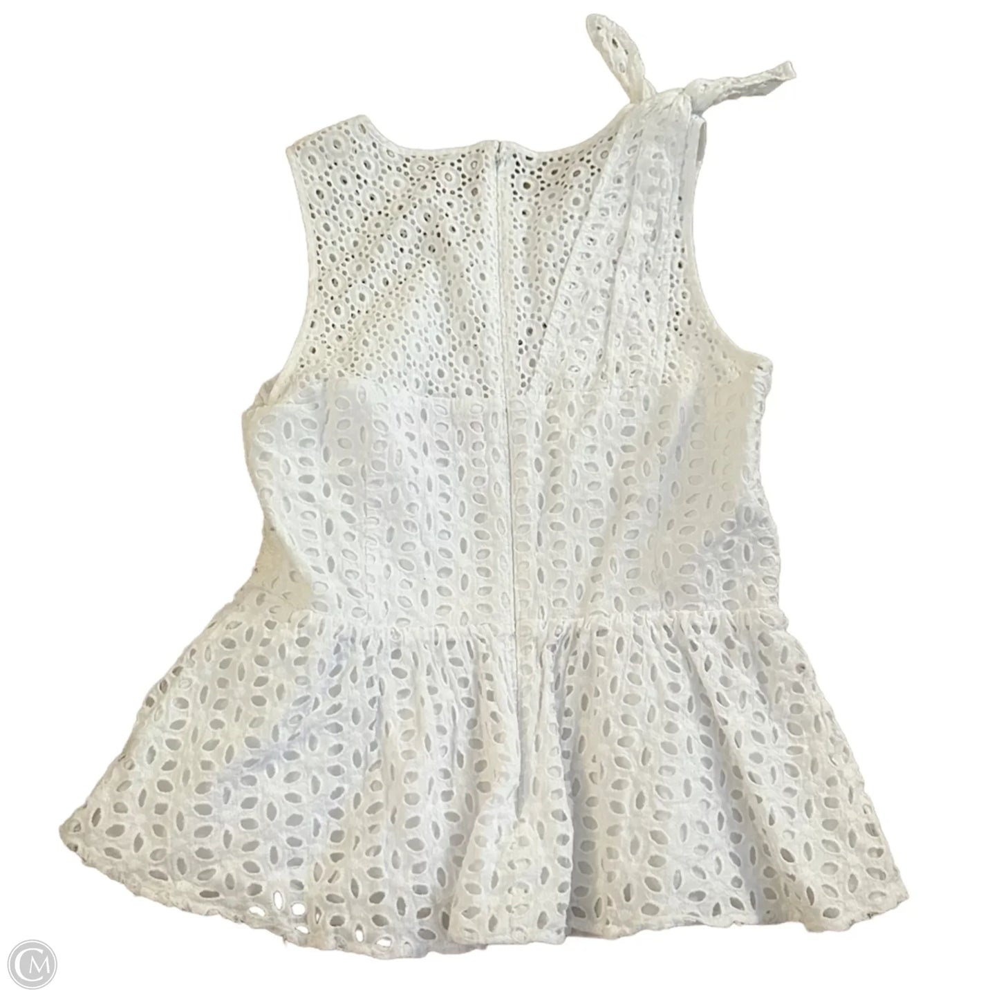 Top Sleeveless Designer By Lilly Pulitzer In White, Size: Xs