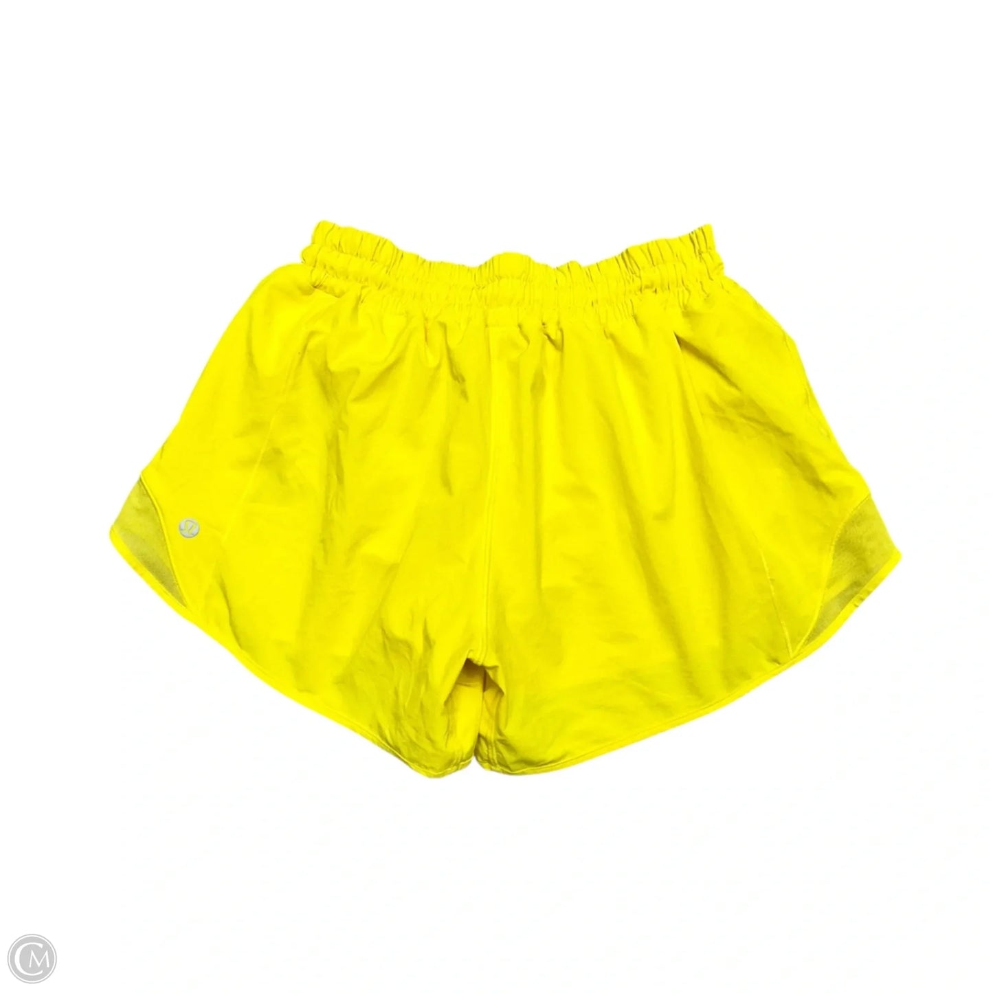 Athletic Shorts By Lululemon In Yellow, Size: M