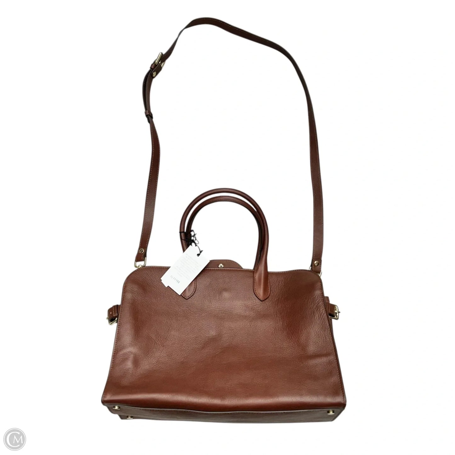 Handbag Leather By Claudia Firenze, Size: Large