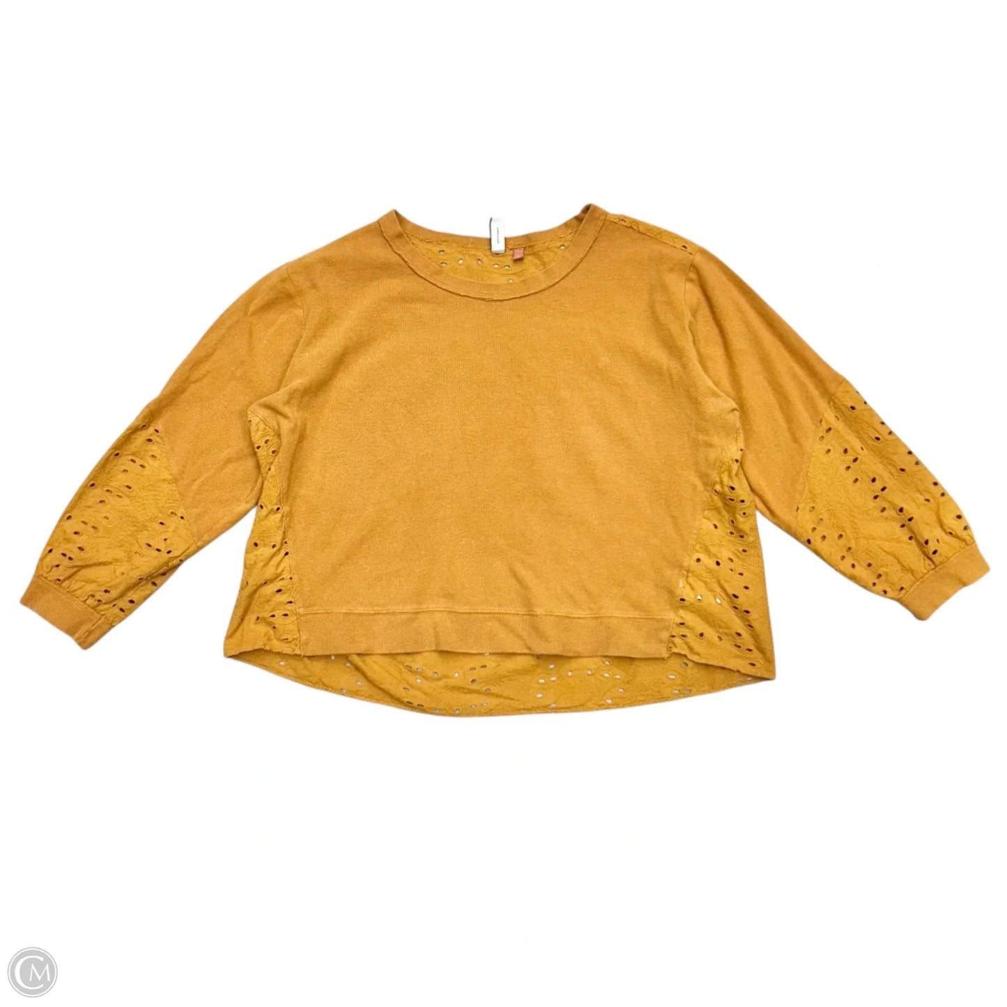 Top Long Sleeve By Pilcro In Orange, Size: L