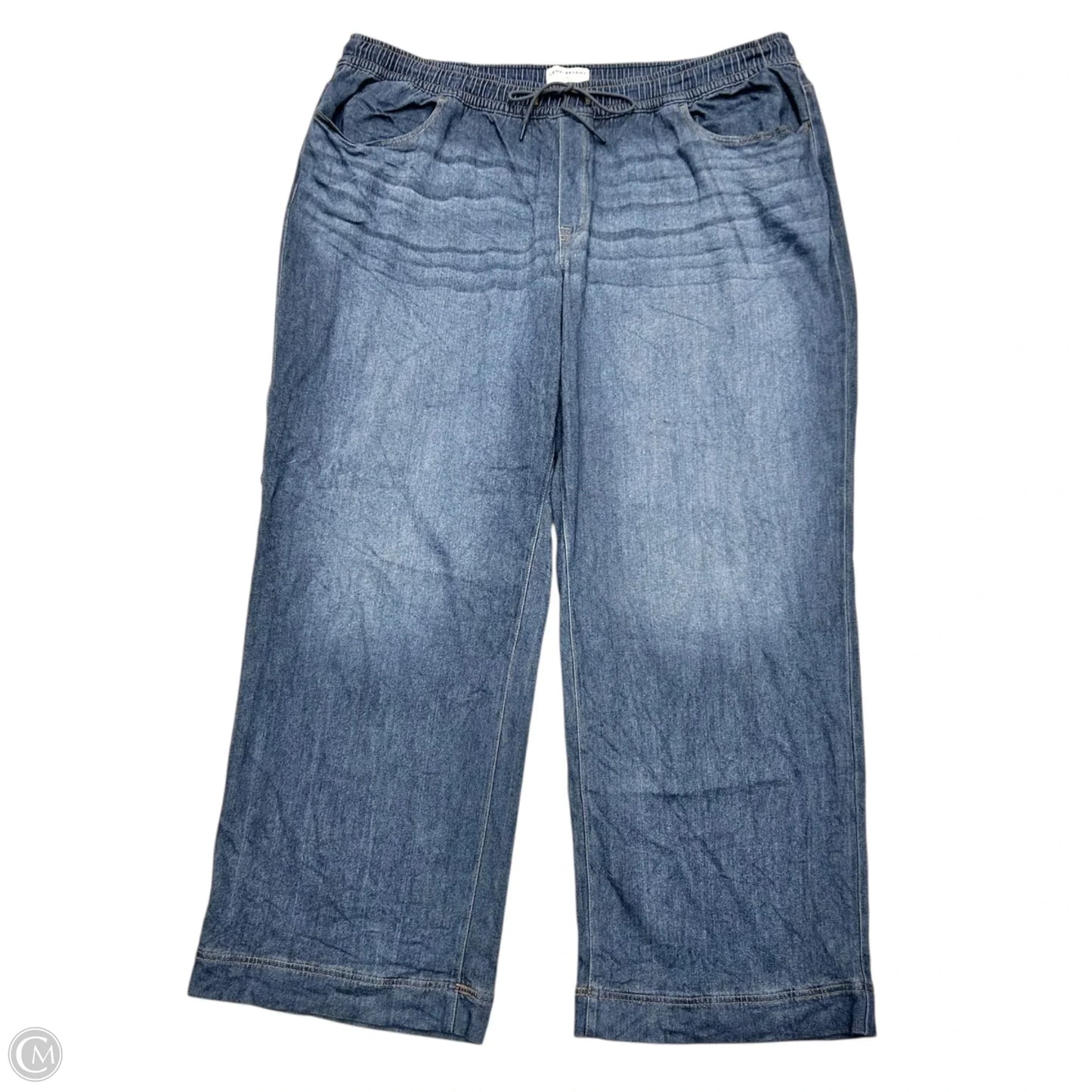 Jeans Wide Leg By Lane Bryant In Blue, Size: 24L