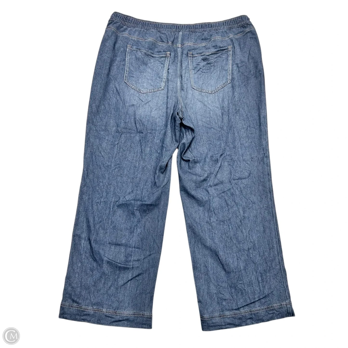 Jeans Wide Leg By Lane Bryant In Blue, Size: 24L