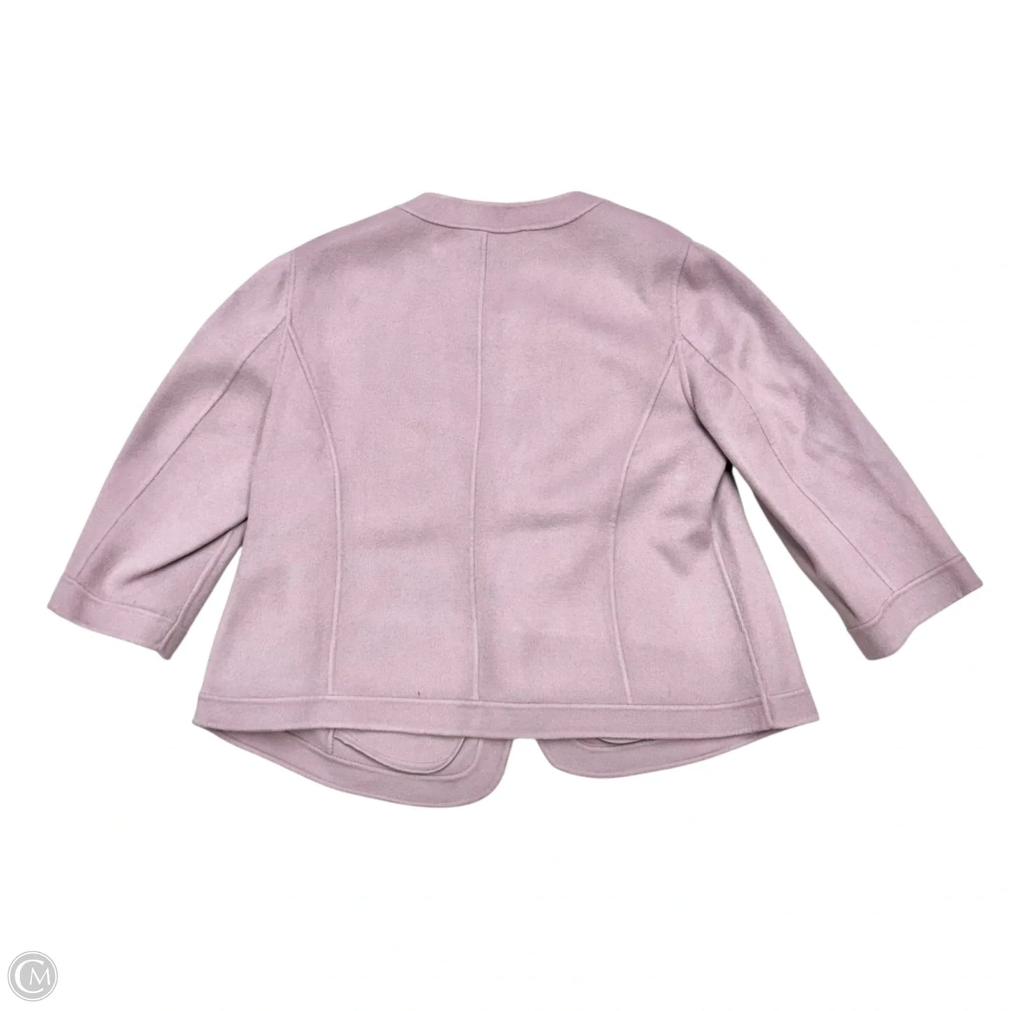 Jacket Fleece By Talbots In Purple, Size: Xl