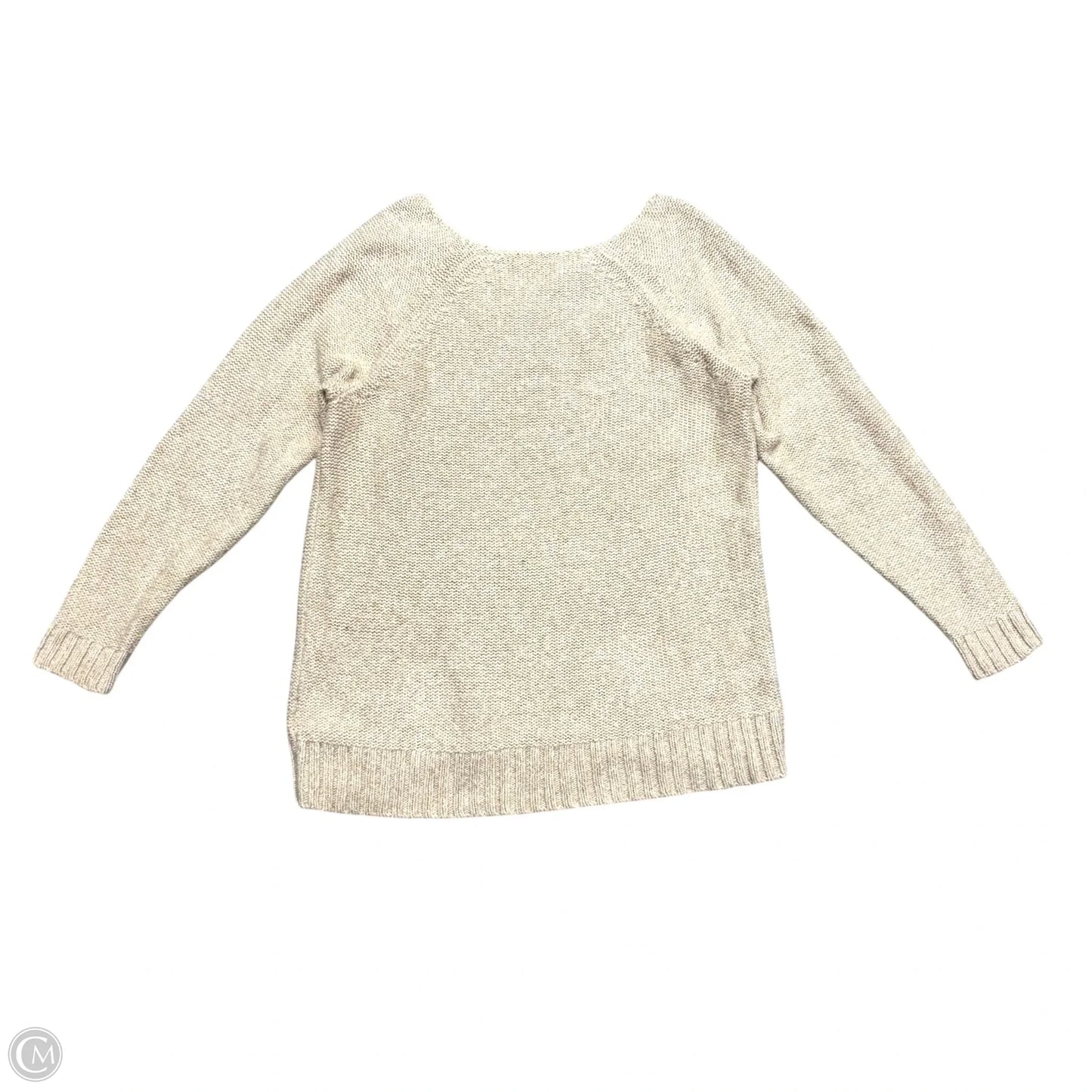 Sweater By Lauren By Ralph Lauren In Tan, Size: Xl
