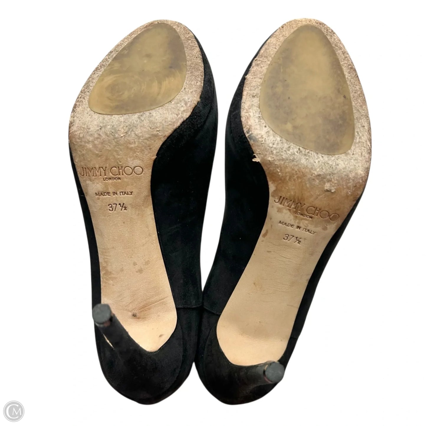 Shoes Luxury Designer By Jimmy Choo In Black, Size: 7