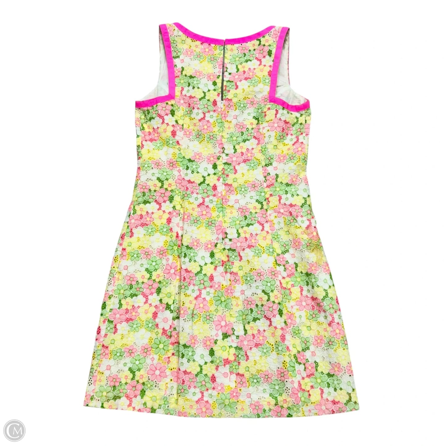 Dress Designer By Lilly Pulitzer In Green & Pink, Size: S