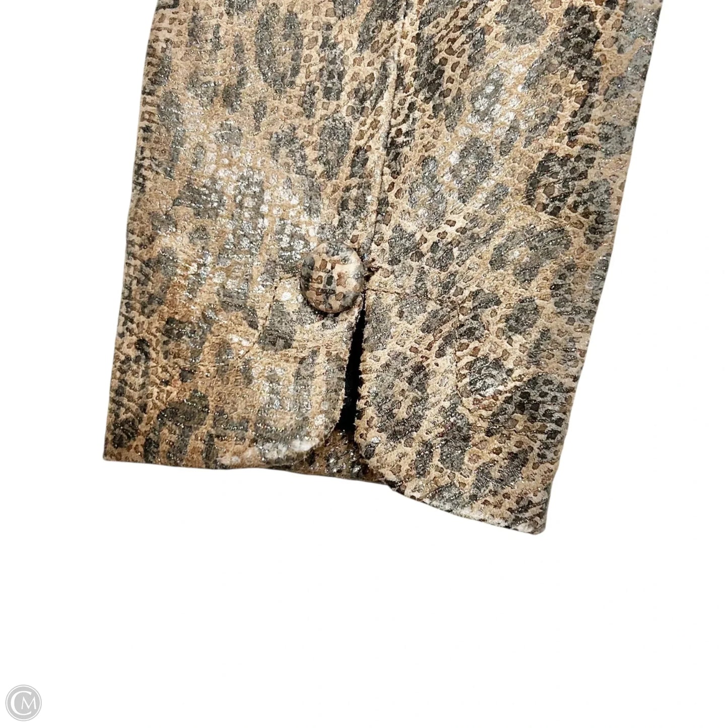 Jacket Leather By Live A Little In Leopard Print, Size: M