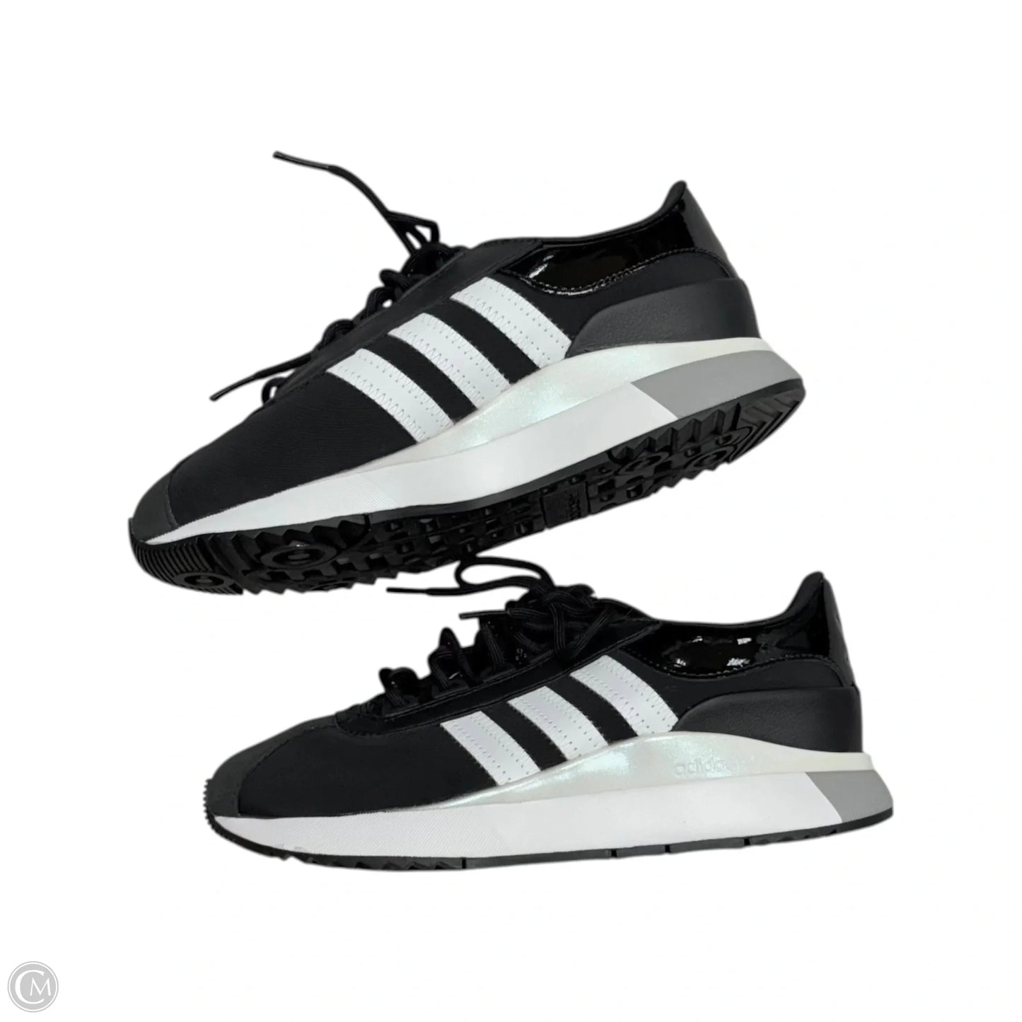Shoes Athletic By Adidas In Black & White, Size: 6.5