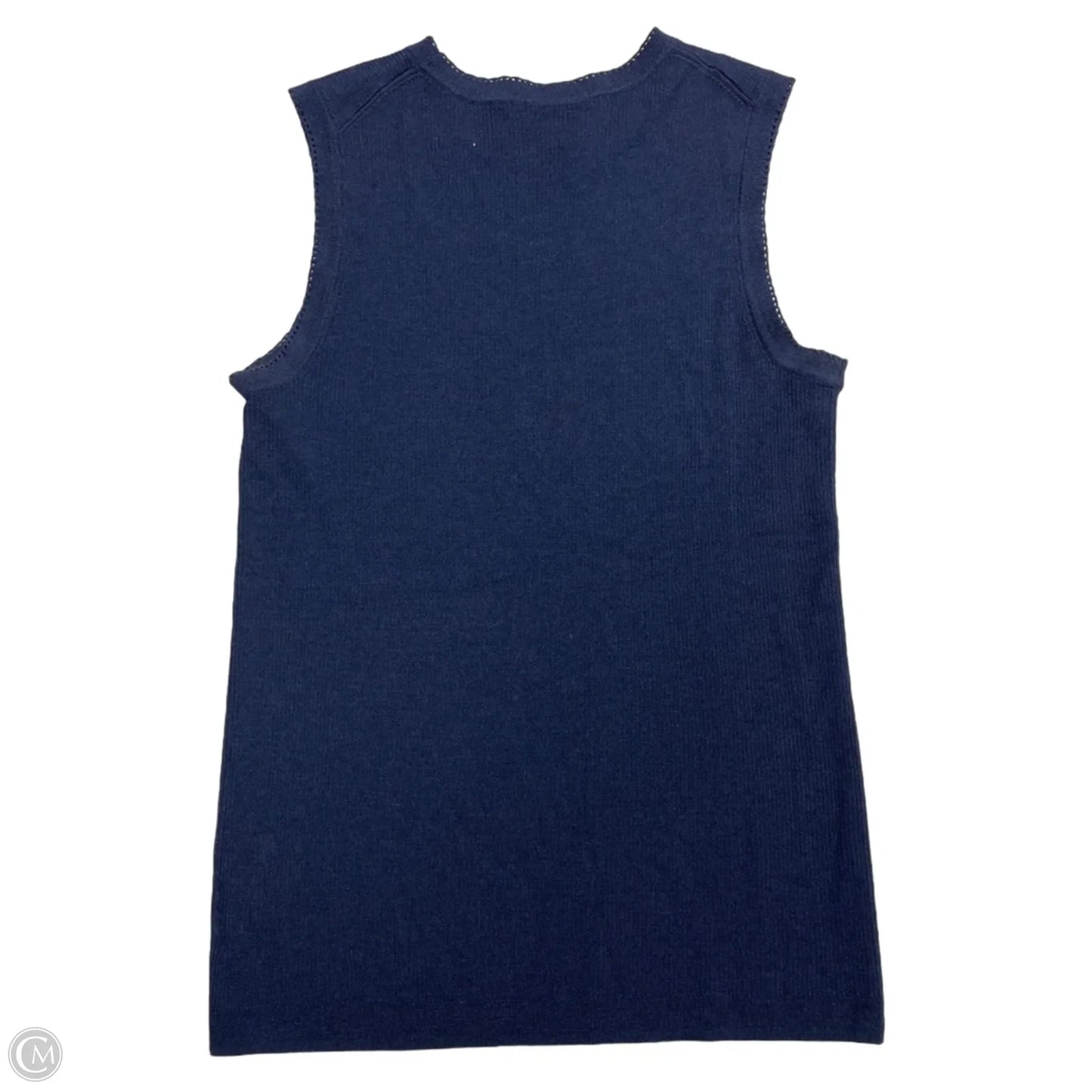 Top Sleeveless By St. John In Navy, Size: S